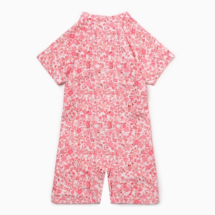 Купальный костюм детский Крошка Я "Цветочки" рост 92-98 см