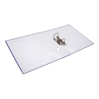 Папка-регистратор А4, 50 мм, Calligrata, ПВХ, тиснение "лен", металлическая окантовка, карман на корешок, собранная, фиолетовая, микс Папка-регистратор А4, 50 мм, Calligrata, ПВХ, тиснение "лен", металлическая окантовка, карман на корешок, собранная, фиолетовая, микс