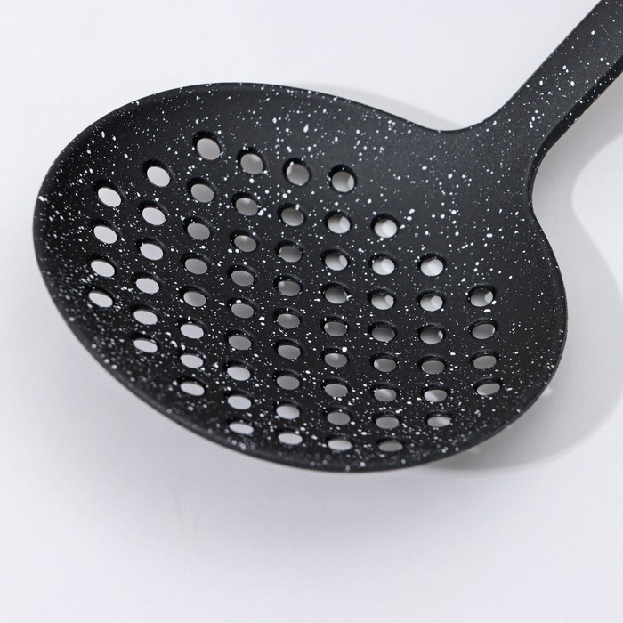 Шумовка Доляна &laquo;Мрамор&raquo;, 33 см