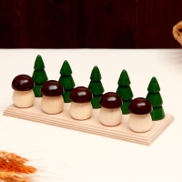 Счётный набор «Ёлочки и грибочки» Счётный набор «Ёлочки и грибочки»