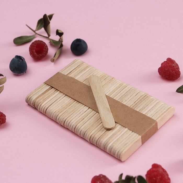 Набор палочек деревянных Доляна, 6,5&times;1,1 см, 50 шт