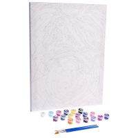 Картина по номерам на холсте с подрамником &laquo;Космический тигр&raquo;, 30х40 см