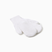 Варежки двойные детские, цвет белый, р-р 16 Варежки двойные детские, цвет белый, р-р 16