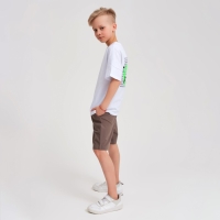 Футболка детская MINAKU Future, цвет белый, рост 116 Футболка детская MINAKU Future, цвет белый, рост 116