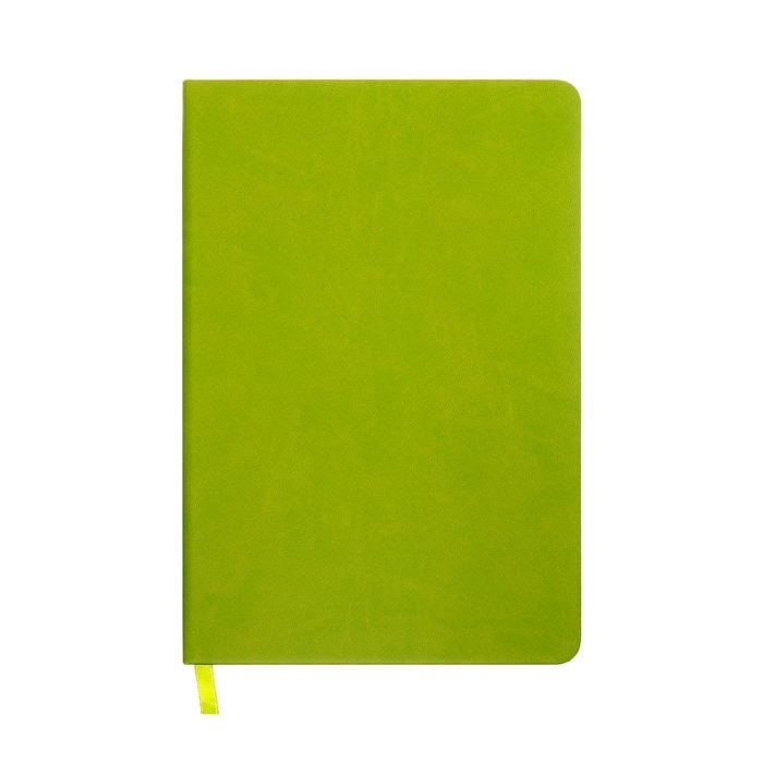 Ежедневник недатированный A5, 140л, клетка, кожзам, на резинке, красный срез, Зеленый Ежедневник недатированный A5, 140л, клетка, кожзам, на резинке, красный срез, Зеленый