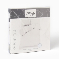 Постельное бельё LoveLife 1,5сп Ivory 143х215см, 150х225см, 50х70см-2шт, 100%хлопок, сатин, 125г/м&sup2;