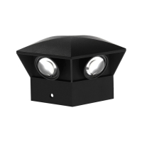 Светильник фасадный &laquo;Искра&raquo;, FSD-052, 5 Вт, 3000К, 5 лучей, IP65, 220 В, пластик, черный