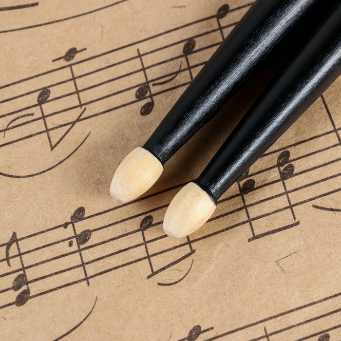 Барабанные палочки Music Life, 5А, клён, черные Барабанные палочки Music Life, 5А, клён, черные