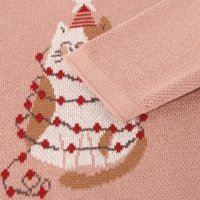 Джемпер вязаный Крошка Я Джемпер вязаный Крошка Я "Зимний котик" рост 80-86 см