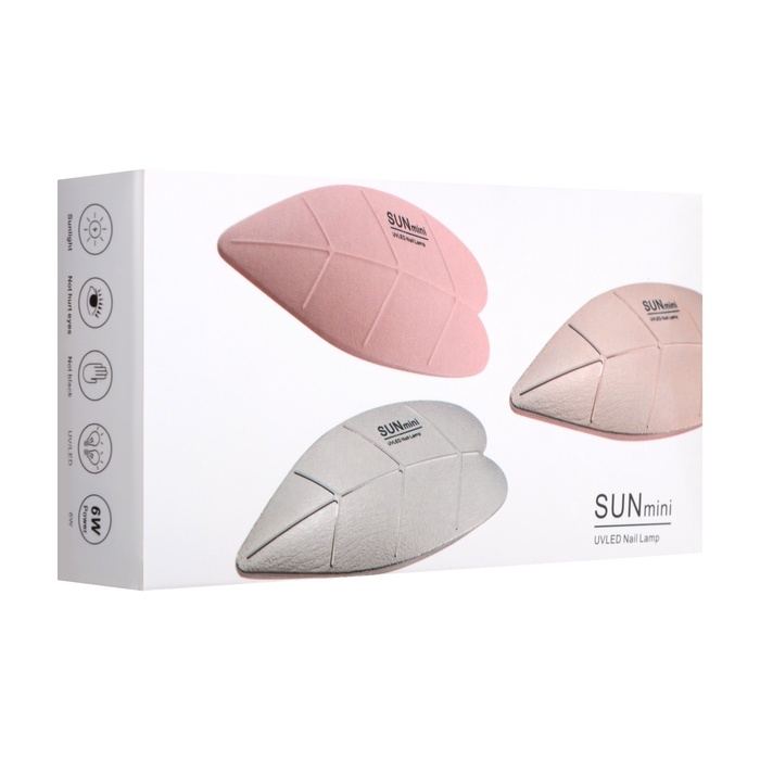 Лампа для гель-лака LUF-09, UV/LED, 6 Вт, 6 диодов, розовая Лампа для гель-лака LUF-09, UV/LED, 6 Вт, 6 диодов, розовая