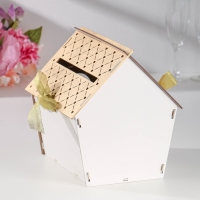 Семейный банк "Дом с птицами", 22,5х21х23,5 см, золото Семейный банк "Дом с птицами", 22,5х21х23,5 см, золото