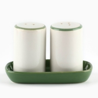 Новый год! Набор для специй новогодний керамический &laquo;Снегирь!&raquo;, 12х6.5х7 см, цвет белый