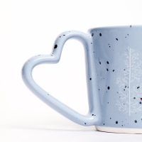 Кружка керамическая новогодняя Дорого внимание &laquo;Зимние радости&raquo;, 280 мл, сиреневая