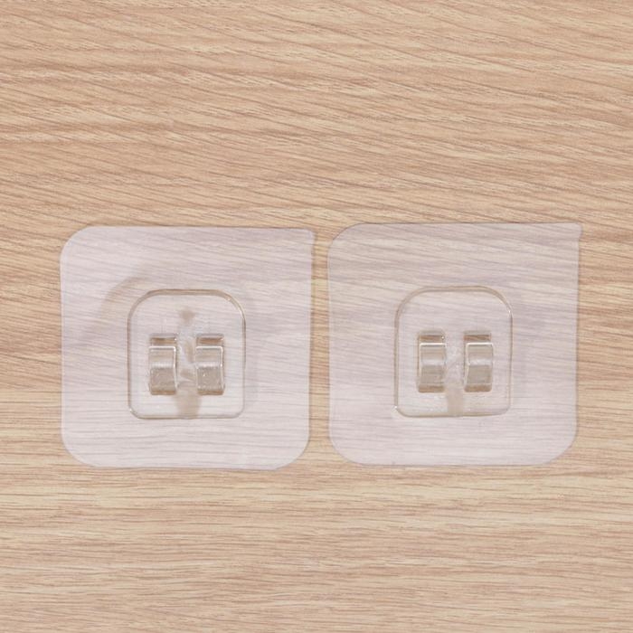 Полка с держателем для полотенец Доляна, 6 крючков, цвет чёрный