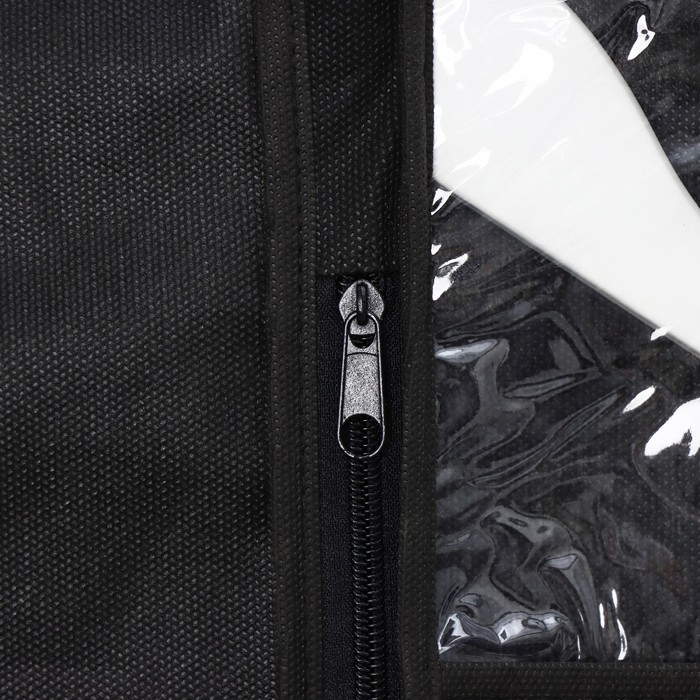 Чехол для одежды, 60&times;100 см, цвет чёрный