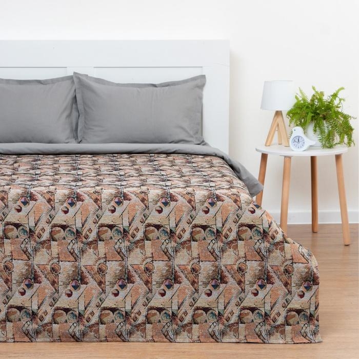 Покрывало гобеленовое Этель &laquo;Иллюзия&raquo; 160*200 см, пл.300 г/м2, 30% хлопок,70%п/э