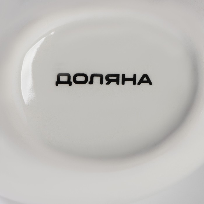 Сахарница с ложкой Доляна &laquo;Лаванда&raquo;, 200 мл, 9&times;9 см