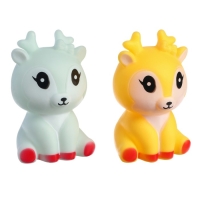 Набор резиновых игрушек для ванны &laquo;Оленята&raquo;, 2 шт, цвет МИКС, Крошка Я