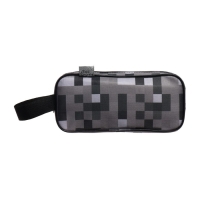 Пенал мягкий 2 отделения, 100 х 200 х 70 мм, объёмный, боковой карман, с ручкой, Calligrata, "Пиксельный мир" Пенал мягкий 2 отделения, 100 х 200 х 70 мм, объёмный, боковой карман, с ручкой, Calligrata, "Пиксельный мир"