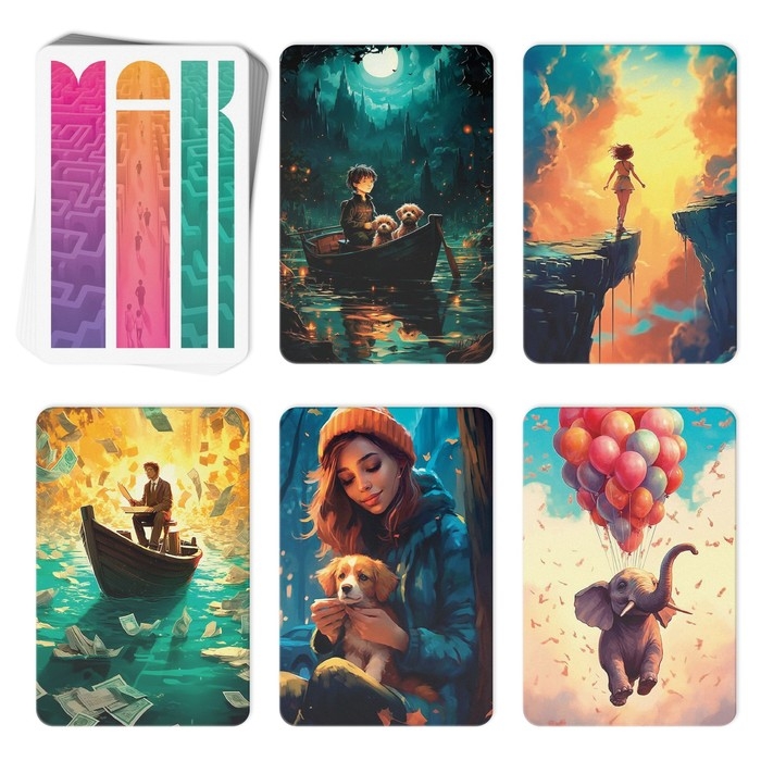 Метафорические ассоциативные карты «Универсальные», 50 карт (6х9 см), мини версия, 16+ Метафорические ассоциативные карты «Универсальные», 50 карт (6х9 см), мини версия, 16+