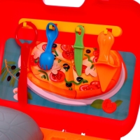 Набор для игры с пластилином «Пиццерия», 4 баночки с пластилином Набор для игры с пластилином «Пиццерия», 4 баночки с пластилином