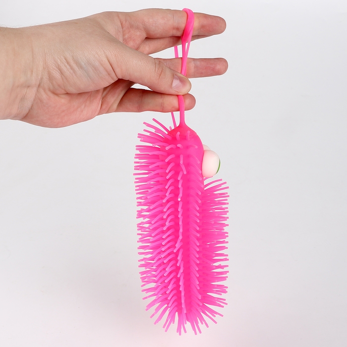 Мяч детский резиновый ёжка световой «Гусеничка», цвета МИКС , в шоубоксе Мяч детский резиновый ёжка световой «Гусеничка», цвета МИКС , в шоубоксе