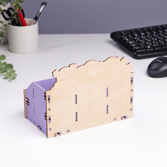 Органайзер для канцелярии Органайзер для канцелярии "Единорожки" 4 отделения 21х11х14,5