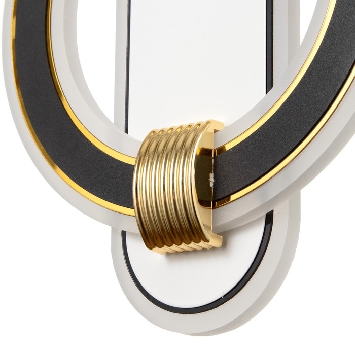 Бра Бра "Круг" LED 31Вт 4000К черно-белый 26х19х5 см