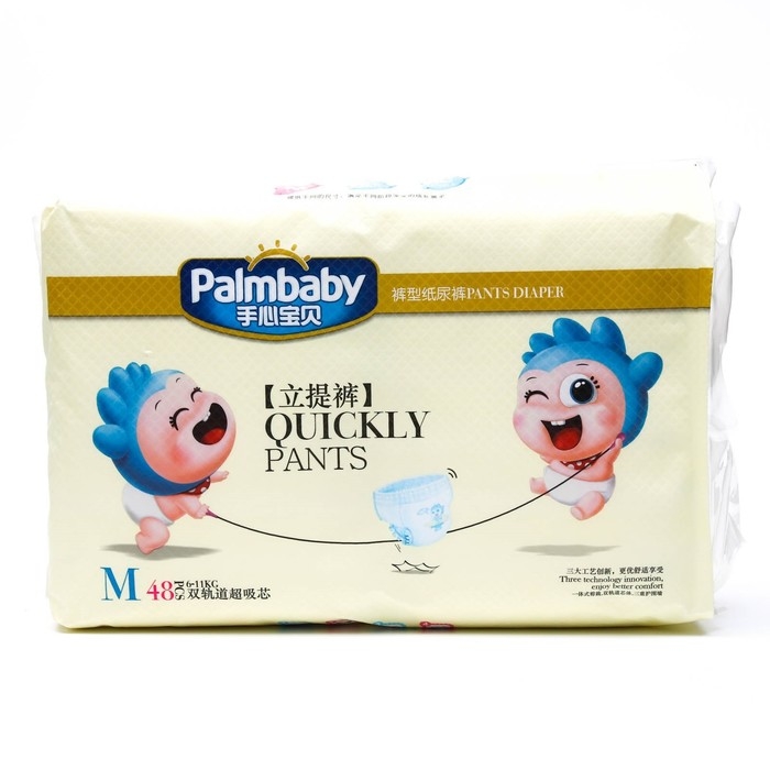Подгузники-трусики Palmbaby M (6-11 кг), по японской технологии, 48 шт Подгузники-трусики Palmbaby M (6-11 кг), по японской технологии, 48 шт