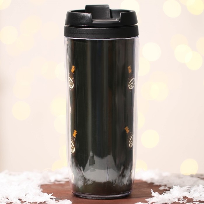 Новый год. Термостакан новогодний пластиковый &laquo;Крутого Нового года&raquo;, 350 мл