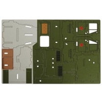 Конструктор деревянный &laquo;Урал&raquo; &laquo;Зенитная установка&raquo;, 126 деталей