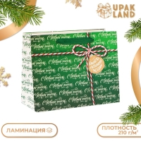 Пакет ламинированный &laquo;С новым годом!&raquo;, MS 23 &times; 18 &times; 10 см