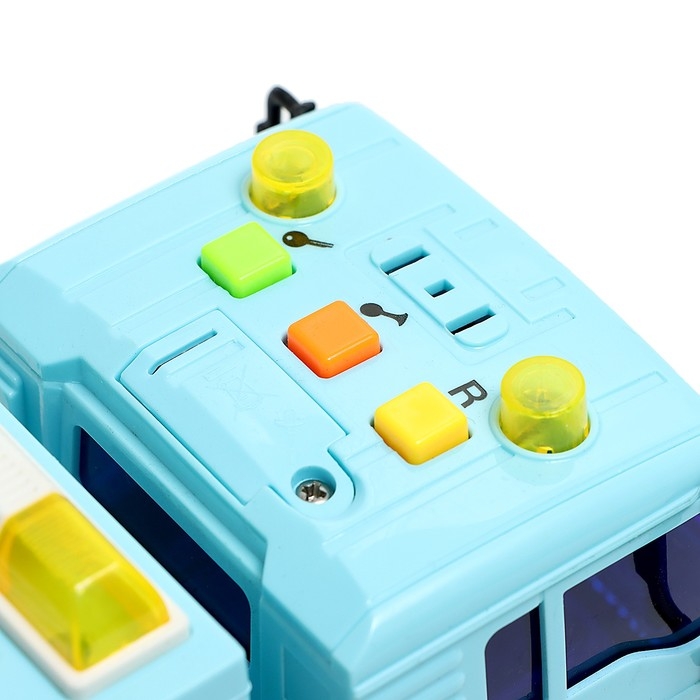 Грузовик-эвакуатор «Сервис», 1:20, свет, звук, инерция Грузовик-эвакуатор «Сервис», 1:20, свет, звук, инерция