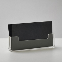 Подставка под визитки, 9,8×1,8×3 см, оргстекло 2 мм, В ЗАЩИТНОЙ ПЛЁНКЕ Подставка под визитки, 9,8×1,8×3 см, оргстекло 2 мм, В ЗАЩИТНОЙ ПЛЁНКЕ
