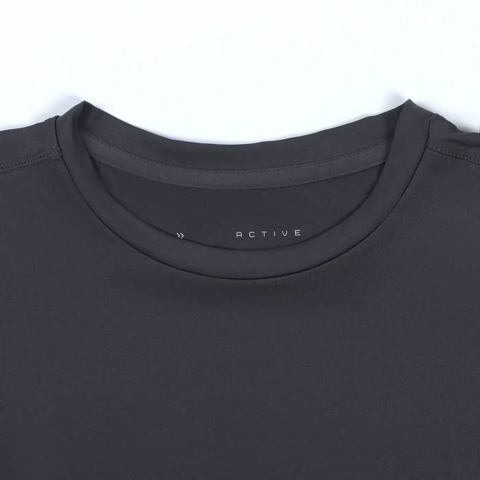 Рашгард мужской с дл. рукавом, базовый, размер XL (52), цвет серый