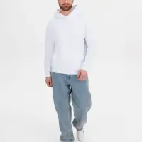 Худи оверсайз унисекс Outshine, белое, размер XL/2XL Худи оверсайз унисекс Outshine, белое, размер XL/2XL