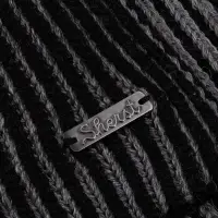 Шарф Nobilis, черный с серым меланжем Шарф Nobilis, черный с серым меланжем