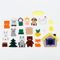 Настольный театр «Набор 5 в 1: Колобок, Репка, Курочка Ряба, Теремок, Маша и медведь» Настольный театр «Набор 5 в 1: Колобок, Репка, Курочка Ряба, Теремок, Маша и медведь»