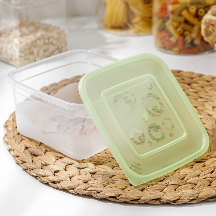 Контейнер для продуктов &laquo;Ассорти&raquo;, 1 л, прозрачный, крышка микс