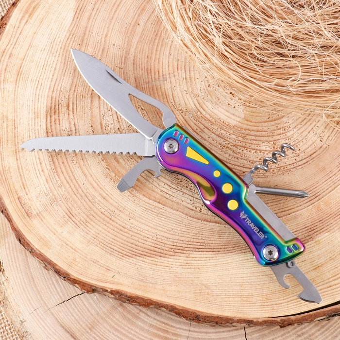 Нож швейцарский Нож швейцарский "Градиент" 8в1, клинок 77мм/1,8мм