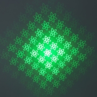 Указка лазерная 12 + 1 насадки от 2 х ААА 7,7х21 см