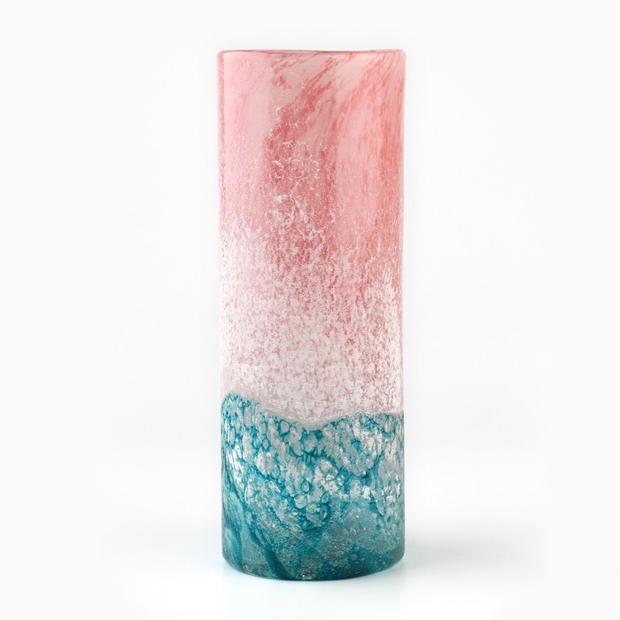 Ваза для цветов &laquo;Бриз&raquo; из цветного стекла 31&times;12&times;12 см