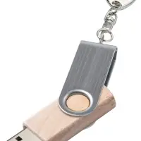 Флешка Twist Wood, светлое дерево, 16 Гб Флешка Twist Wood, светлое дерево, 16 Гб