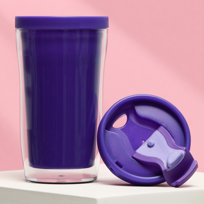 Термостакан &laquo;Вид 5&raquo;, 250 мл фиолетовый