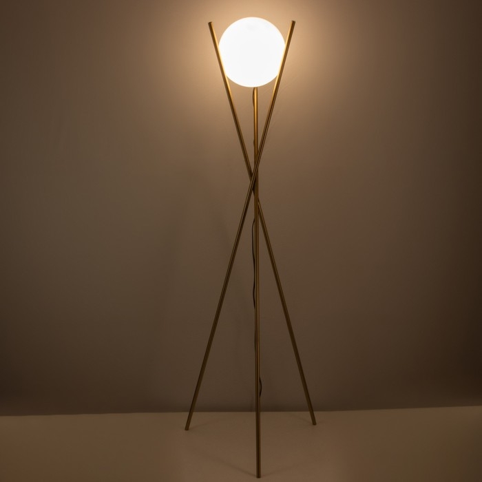 Торшер 19048/1 E27 40Вт медь 45х45х170 см