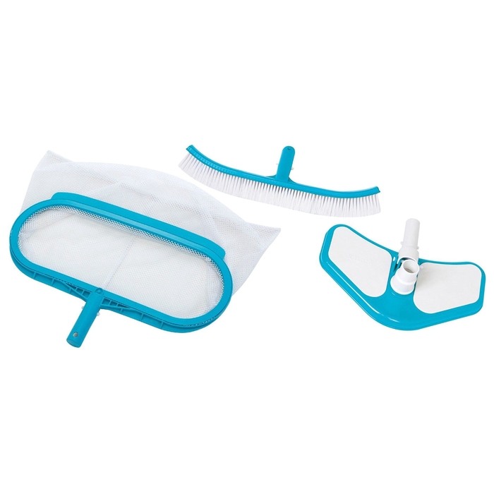 Набор для чистки бассейна Deluxe: сачок, щётка, насадка-пылесос, 29057 INTEX Набор для чистки бассейна Deluxe: сачок, щётка, насадка-пылесос, 29057 INTEX