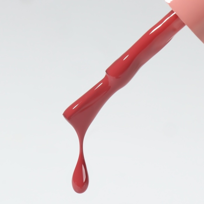 Гель лак для ногтей &laquo;SIMPLE&raquo;, 3-х фазный, 10 мл, LED/UV, цвет красный (122)