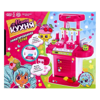 Кухня &laquo;Италия&raquo; в чемодане с корзиной, с аксессуарами, свет, звук, работает от батареек, высота 65,5 см