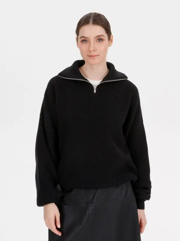 Джемпер Siluetti Birne, черный, размер S/M Джемпер Siluetti Birne, черный, размер S/M