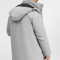 Куртка-парка унисекс Sfera, светло-серая, размер S